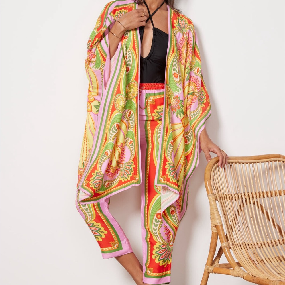 Farm Rio Beach Toucans Multi Pants